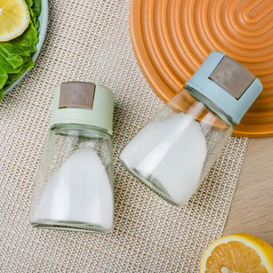 Glass Jar with Plastic Lid Small